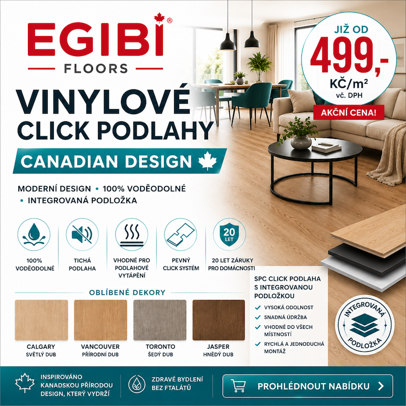 Vinylové podlahy Egibi Floors v akci