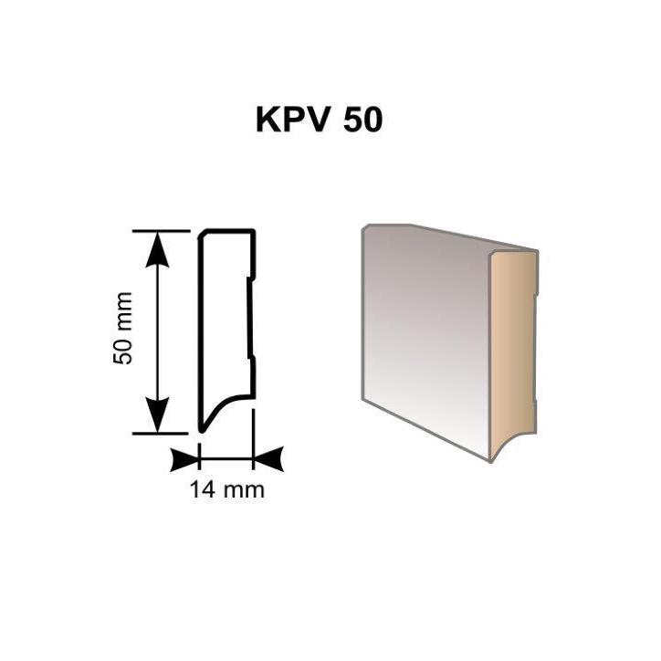 Soklová lišta KPV50 Dub C 12006