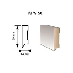 Soklová lišta KPV50 Dub elegant bílý 3751