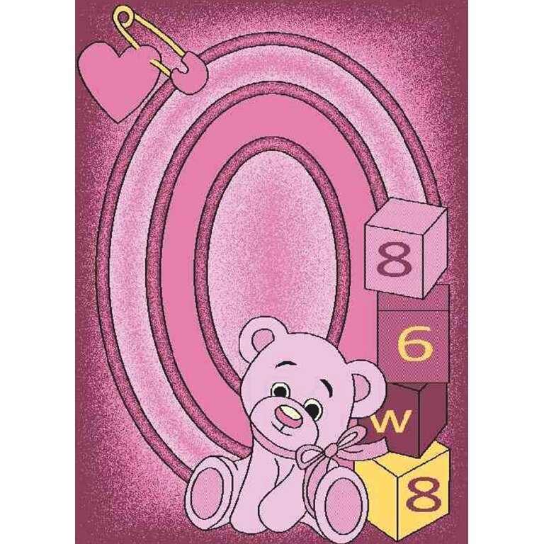 Levně Toys Medvídek C126 pink