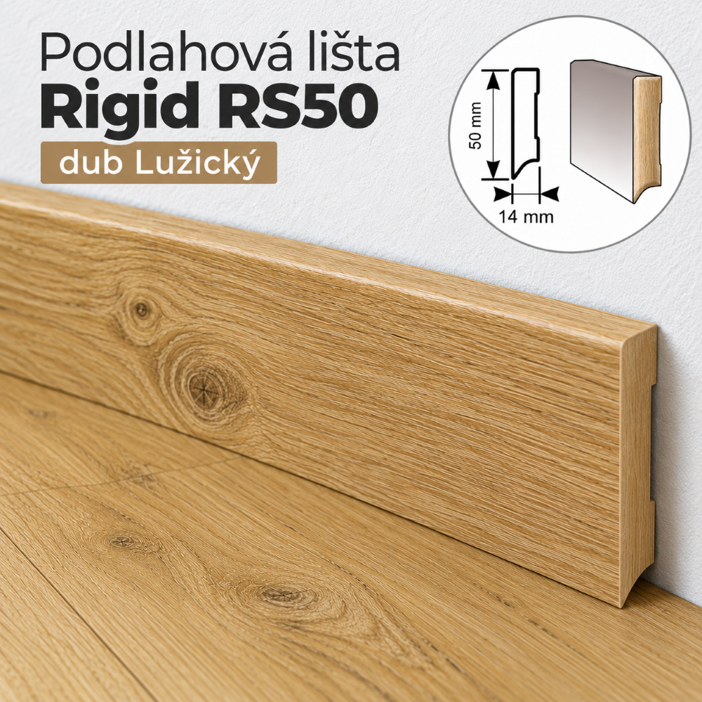 Originál lišta RS50 Rigid dub Lužický 51144E19