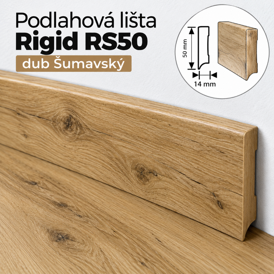 Originál lišta RS50 Rigid dub šumavský 687519