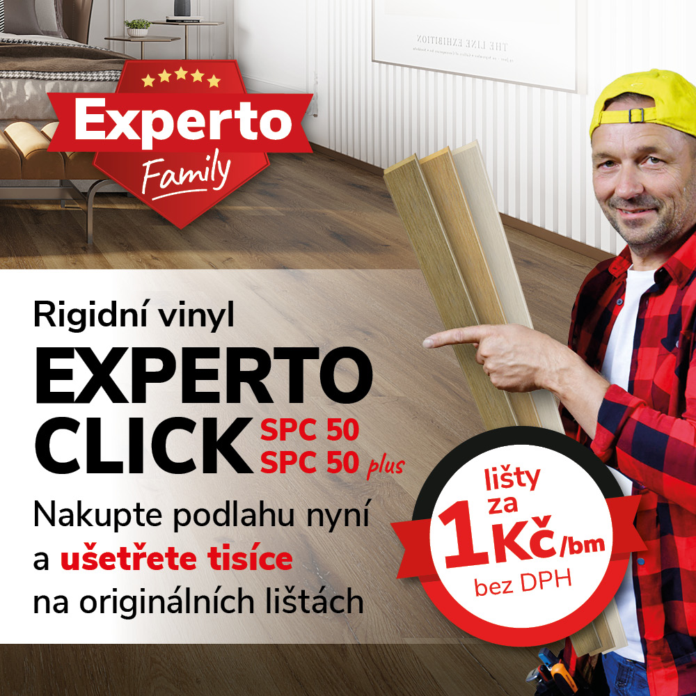 Experto SPC 50 click s originální lištou za 1Kč,-