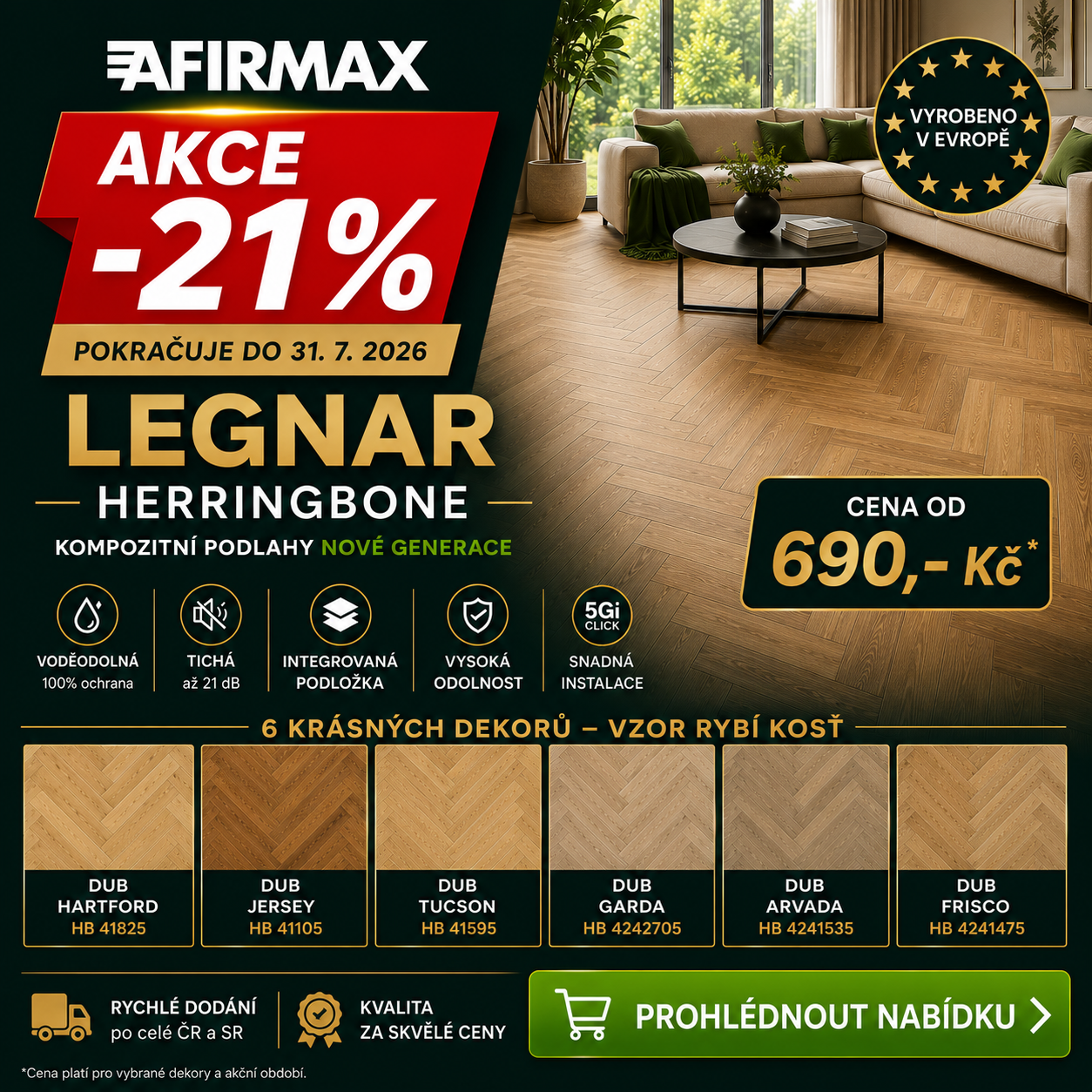 AFIRMAX HERRINGBONE – Nadčasová elegance v moderním pojetí