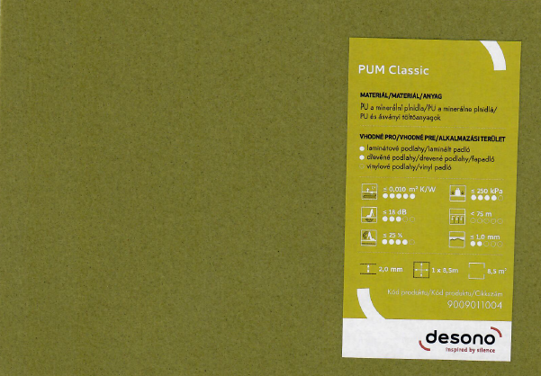 Podložka PUM Classic - 2 mm