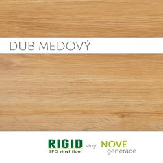 Rigid Vinyl Floor click Dub medový