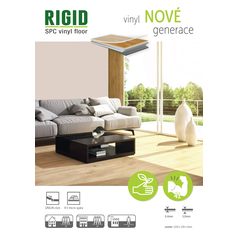 Rigid Vinyl Floor click Beton světlý